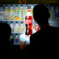 Japanese digital vending with facial recognition