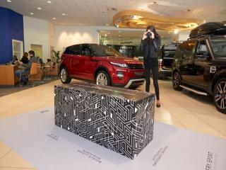 Land Rover showrooms with augmented reality headsets