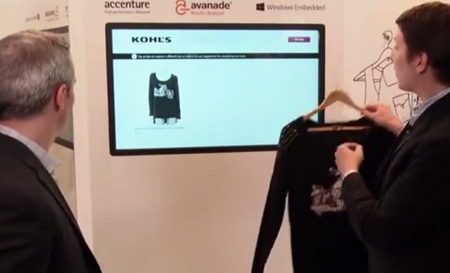 Accenture's RFID connected fitting room concept