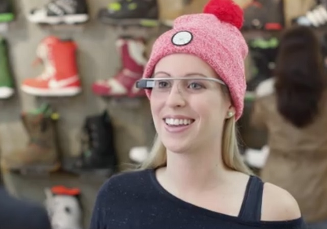 Sales assistant using Google Glass hybris