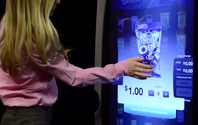 A totally digital vending machine