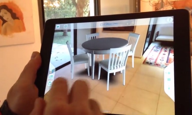 See what furtniture looks like in your home using iPad