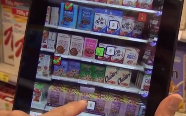 Augmented reality shelves make stores look more attractive